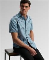 Superdry Mens Vintage Loom Short Sleeve Shirt - M Regular