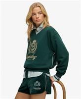 Superdry Womens Country Club Loose V-Neck Sweatshirt - 8 Regular