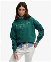 Superdry Womens Luxe Casual Loose Crew Sweatshirt - 8 Regular