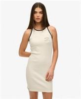 Superdry Womens Athletic Essentials Ribbed Tank Dress - 12 Regular