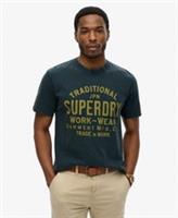 Superdry Mens Machined Goods Workwear T-Shirt - M Regular