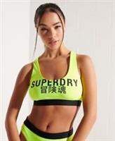 Superdry Womens Logo Crop Bikini Top - 8 Regular