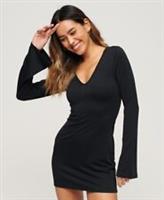 Superdry Womens Flare Sleeve Bodycon Mini Dress - 8 Regular