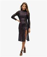 Superdry Womens Backless Sequin Midi Dress - 10 Regular