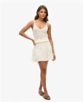 Superdry Womens Lace Trim Mini Skirt - 12 Regular