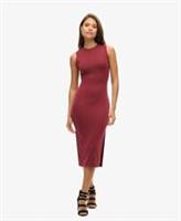 Superdry Womens Back Detail Jersey Midi Dress - 12 Regular