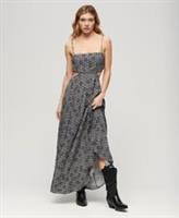 Superdry Womens Sheered Back Maxi Dress - 12 Regular