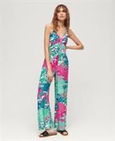 Superdry Womens Printed Cami Jumpsuit - 8 Regular