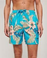 Superdry Mens Recycled Hawaiian Print 17-Inch Swim Shorts - S Regular