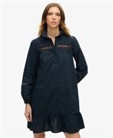 Superdry Womens Lace Mix Shirt Dress - 14 Regular