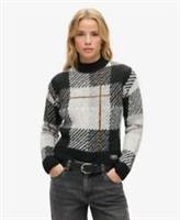 Superdry Womens Boxy Pattern Knit Jumper - 8 Regular