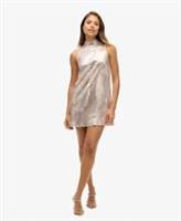 Superdry Womens Sleeveless Sequin A Line Mini Dress - 12 Regular