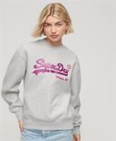 Superdry Womens Embellished Vintage Logo Crew Sweatshirt - 8 Regular