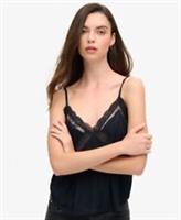 Superdry Womens Ibiza Sheer Lace Cami Top - 10 Regular