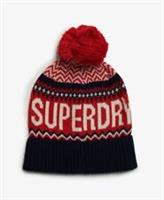 Superdry Womens Fairisle Beanie Hat Size 1Size