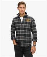 Superdry Mens Embroidered Check Overshirt - L Regular