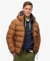 Superdry Mens Hooded Sports Puffer Jacket - S Regular