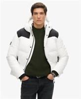 Superdry Mens Hooded Box Quilt Puffer Jacket - L Regular