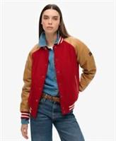 Superdry Womens College Varsity Bomber Jacket - 10 Regular