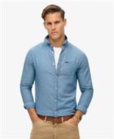 Superdry Mens Cotton Long Sleeve Oxford Shirt - S Regular