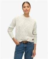 Superdry Womens Chunky Cable Knit Jumper - 12 Regular