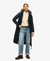 Superdry Womens Super Longline Fuji Coat Size 8 - 8 Regular