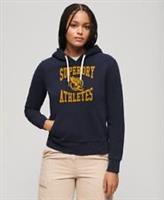 Superdry Womens Varsity Flocked Graphic Hoodie - 8 Regular