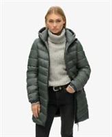 Superdry Womens Hooded Fuji Mid Padded Coat - 10 Regular