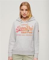 Superdry Womens Tonal Vintage Logo Graphic Hoodie - 12 Regular