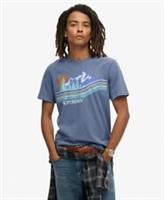 Superdry Mens Outdoor Graphic Stripe T Shirt - L Regular