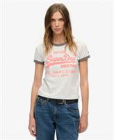 Superdry Womens Neon Vintage Logo T-Shirt - 8 Regular