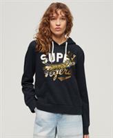 Superdry Womens Reworked Classics Graphic Hoodie - 10 Regular