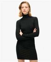 Superdry Womens Long Sleeve High Neck Mini Dress Size 10 - 10 Regular