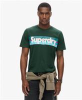 Superdry Mens Retro Stripe Logo T-Shirt - M Regular