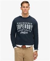 Superdry Mens Machined Goods Workwear Crew Sweatshirt - M Regular