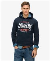 Superdry Mens Perfect Fit Script Hoodie - S Regular