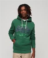Superdry Mens Classic Vintage Logo Heritage Hoodie - L Regular