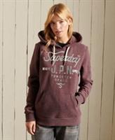 Superdry Womens Script Style Workwear Hoodie Size 8 - 8 Regular