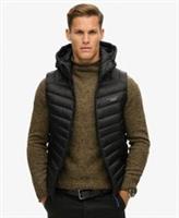 Superdry Mens Hooded Fuji Padded Gilet Size S - S Regular