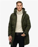Superdry Mens Hooded Longline Padded Jacket Size S - S Regular