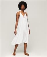 Superdry Womens Lace Halter Neck Midi Dress - 14 Regular