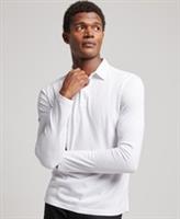 Superdry Mens Long Sleeve Jersey Polo Shirt - XL Regular