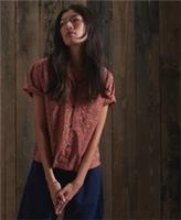 Superdry Womens Limited Edition Dry Block Print Shirt Size 8 - 8 Regular