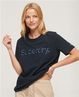 Superdry Womens Tonal Embroidered Logo T Shirt Size 8 - 8 Regular