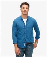Superdry Mens The Merchant Store - Grandad Indigo Shirt - XXL Regular