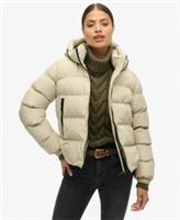 Superdry Womens Hooded Sports Puffer Jacket - 16 Regular