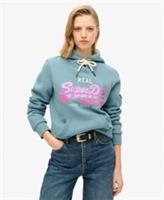 Superdry Womens Embellished Vintage Logo Graphic Hoodie - 8 Regular