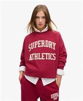 Superdry Womens Athletic Essentials Oversized Applique Sweatshirt - 14 Regular