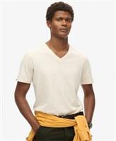 Superdry Mens V-Neck Slub Short Sleeve T-Shirt - L Regular