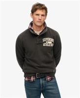 Superdry Mens Vintage Athletic Henley Sweatshirt - M Regular